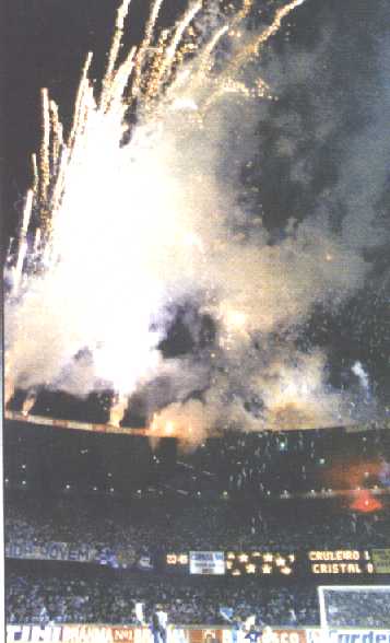 Fogos aps conquista da Libertadores 1997